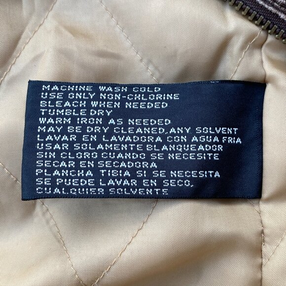 Arizona Jeans Co Corduroy Sherpa Trucker Jacket Wm Sz S Brown 90s Grunge Western - Picture 12 of 14